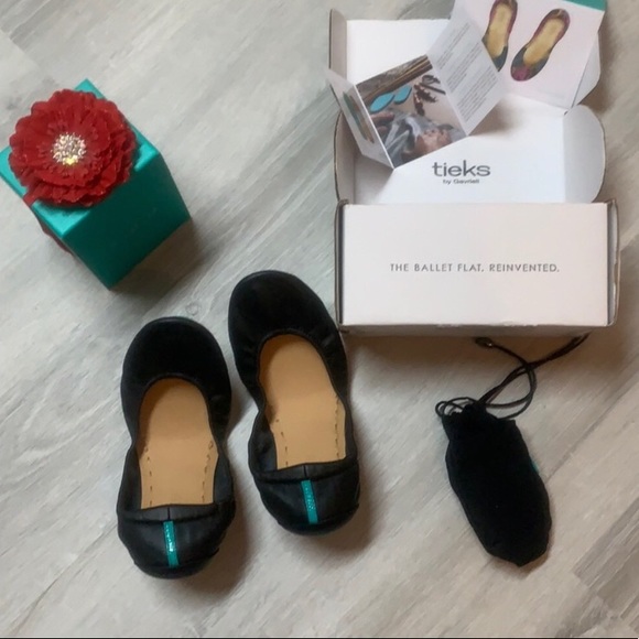 Tieks Shoes - Matte Black Brand New Never Worn